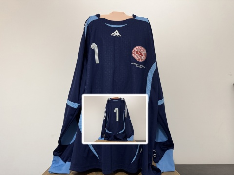 KOSZULKA Dania (reprezentacja) 2006 GK #1 Sorensen Adidas XL match issue