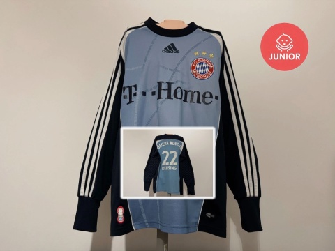 KOSZULKA Bayern Monachium (Niemcy) 2007/08 GK #22 Rensing Adidas 164