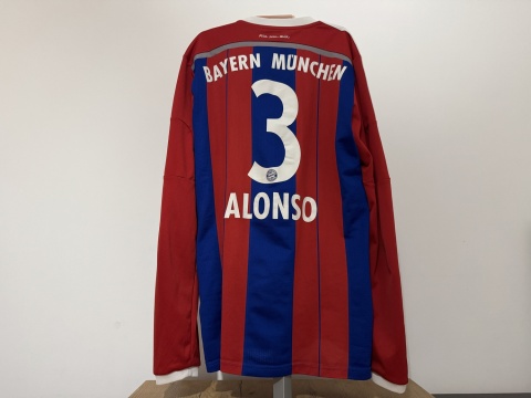 KOSZULKA Bayern Monachium (Niemcy) 2014/15 home #3 Alonso Adidas M