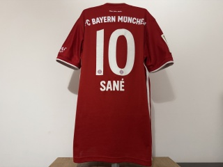 KOSZULKA Bayern Monachium (Niemcy) 2020/21 home #10 Sane Adidas M