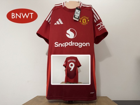 KOSZULKA Manchester United (Anglia) 2024/25 home #9 Hojlund Adidas M NOWA