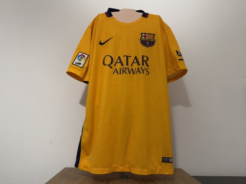 KOSZULKA FC Barcelona (Hiszpania) 2015/16 away Nike L