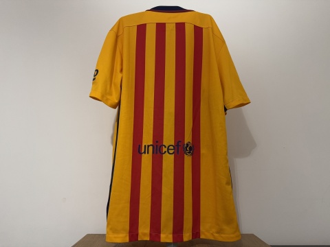 KOSZULKA FC Barcelona (Hiszpania) 2015/16 away Nike L