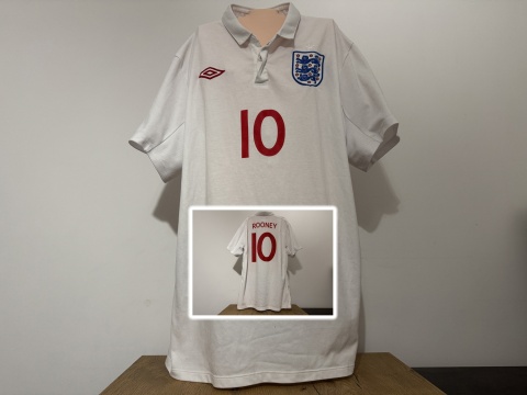 KOSZULKA Anglia (reprezentacja) 2010 home #10 Rooney L