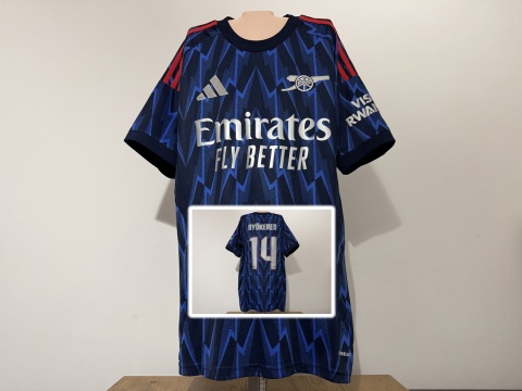 KOSZULKA Arsenal FC (Anglia) 2025/26 away #14 Gyokeres Adidas S