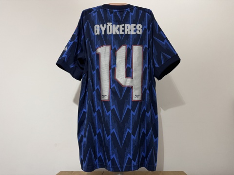KOSZULKA Arsenal FC (Anglia) 2025/26 away #14 Gyokeres Adidas S