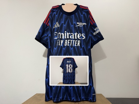 KOSZULKA Arsenal FC (Anglia) 2025/26 away #18 Kelly Adidas L