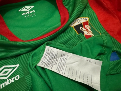 KOSZULKA Glentoran FC (Irlandia Północna) 2018/19 home Umbro S