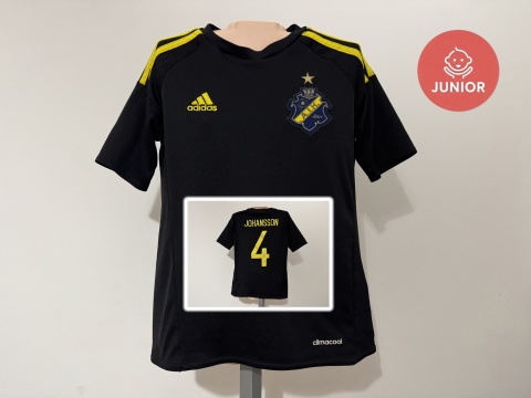 KOSZULKA AIK Solna (Szwecja) 2016/17 home #4 Johansson Adidas 140