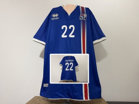 KOSZULKA Islandia (reprezentacja) 2016 home #22 Gudjonsson Errea L