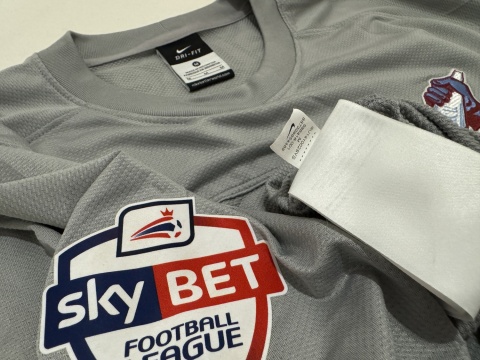 KOSZULKA Scunthorpe United (Anglia) #1 Slocombe Nike M match issue