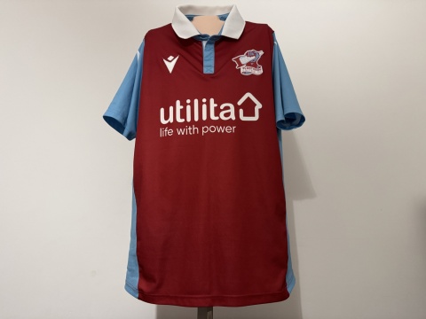 KOSZULKA Scunthorpe United (Anglia) 2020/21 home Macron S