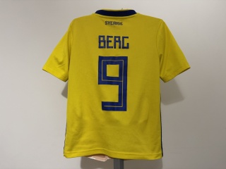 KOSZULKA Szwecja (reprezentacja) 2018 home #9 Berg Adidas 140