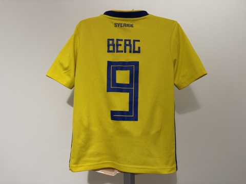 KOSZULKA Szwecja (reprezentacja) 2018 home #9 Berg Adidas 140