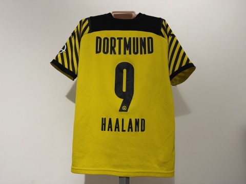 KOSZULKA Borussia Dortmund (Niemcy) 2021/22 home #9 Haaland Puma 152