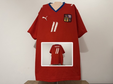 KOSZULKA Czechy (reprezentacja) 2008 home #11 Nedved Puma L