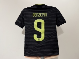 KOSZULKA Real Madryt (Hiszpania) 2022/23 3rd #9 Benzema Adidas 128