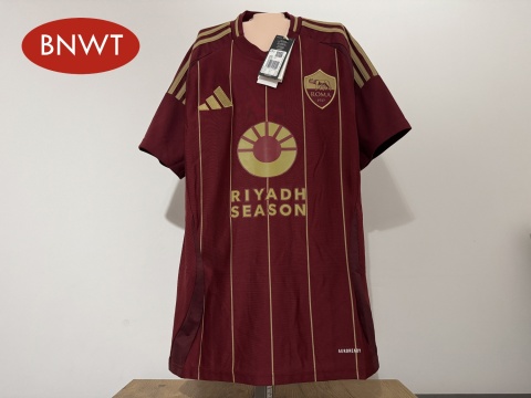 KOSZULKA AS Roma (Włochy) 2024/25 home Adidas S NOWA