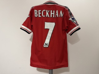 KOSZULKA Manchester United (Anglia) 1998/00 home #7 Beckham Umbro 134