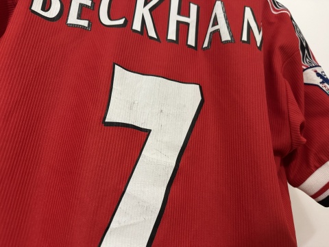 KOSZULKA Manchester United (Anglia) 1998/00 home #7 Beckham Umbro 134