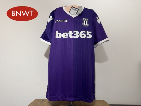 KOSZULKA Stoke City (Anglia) 2018/19 away Macron M NOWA