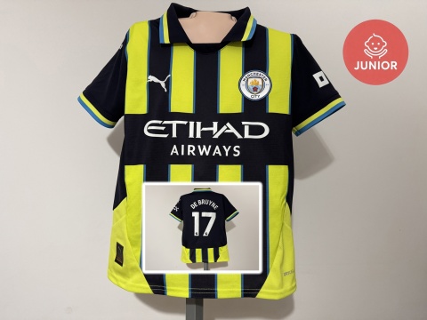 KOSZULKA Manchester City (Anglia) 2024/25 away #17 de Bruyne Puma 140