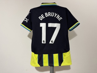 KOSZULKA Manchester City (Anglia) 2024/25 away #17 de Bruyne Puma 140