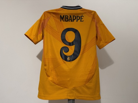 KOSZULKA Real Madryt (Hiszpania) 2024/25 away #9 Mbappe Adidas 140