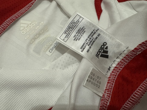 KOSZULKA FC Liverpool (Anglia) 2007/08 away #5 Agger Adidas M