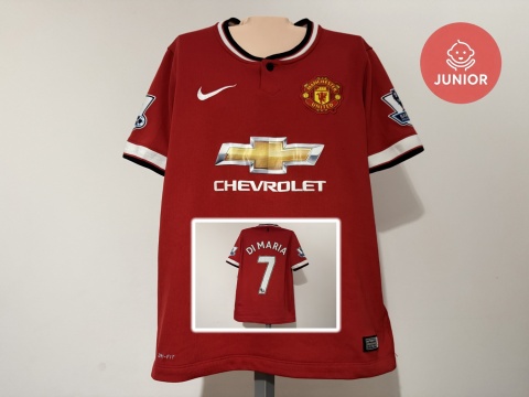 KOSZULKA Manchester United (Anglia) 2014/15 home #7 Di Maria Nike 140