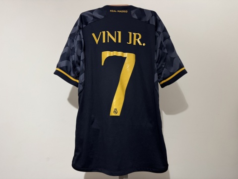 KOSZULKA Real Madryt (Hiszpania) 2023/24 away #7 Vinicius Junior Adidas 164