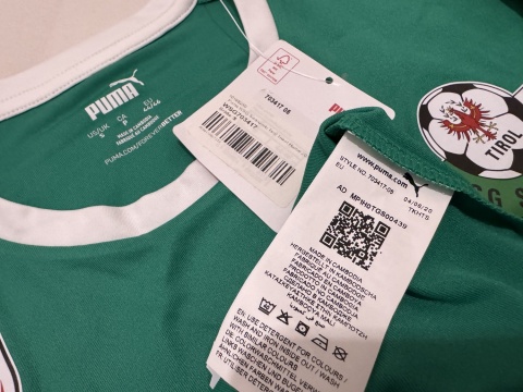 KOSZULKA WSG Tirol (Austria) 2020/21 home Puma S NOWA